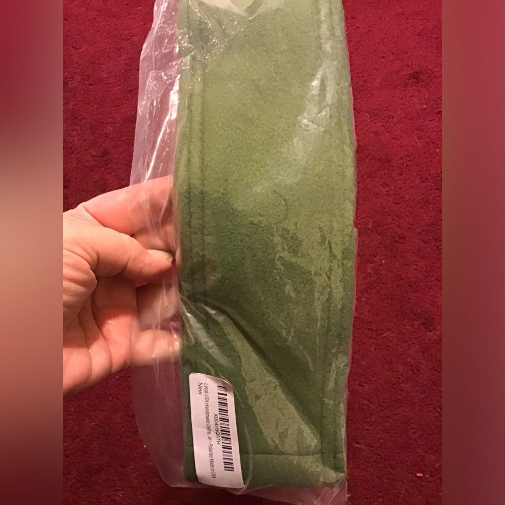 LEZAT USA HANDMADE GREEN POLAR TEC HEADBAND NEW SEALED FLEECE